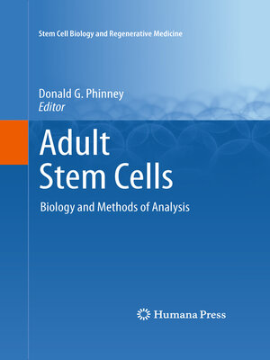 cover image of Adult Stem Cells